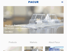 Tablet Screenshot of pacur.com